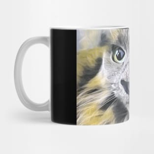 Stunning gray cat Mug